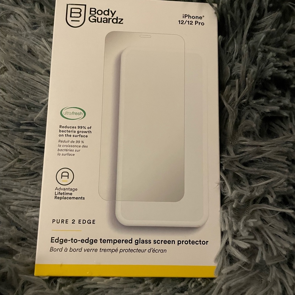 Brand New In Package Body Guardz iPhone 12/12 Pro Glass Screen Protector 📱